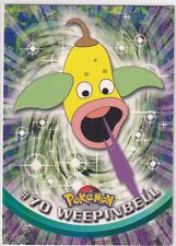 1999 Topps Pokemon TV Animation Blue Logo #70 Weepinbell picture