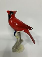 Vintage Hutschenreuther Cardinal Bird Figurine Porcelain Bird Gunther Granget  picture