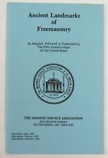 1983 Ancient Landmarks of  Freemasonry Masonic Service Association Booklet USA picture