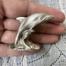 Vintage Spoontiques Pewter Dolphin P92 Miniature Collectible Figurine picture