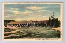 Yellowstone National Park, Old Faithful Lodge, Series #28029, Vintage Postcard picture