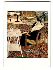 Edouard Vuillard Interior with Seated Woman 1904-05 Art Postcard picture