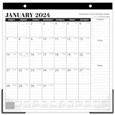 2024-2025 Desk Calendar 18 Months Large Desk/Wall Calendar for Office Home picture