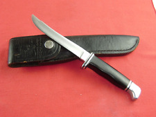 Vintage Buck 105 Pathfinder Knife 3 Line Inverted Stamp W/ Sheath 1972-1986 NICE picture
