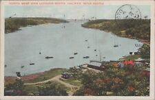 1932 Aerial Boats Coastline Halifax, Nova Scotia Postcard B3743 MR ALE P&P picture