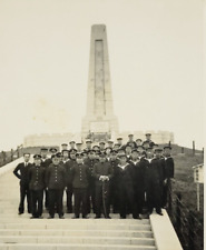 1938 Original Japanese Navy Photo Hira Sailors Shanghai War Memorial China picture