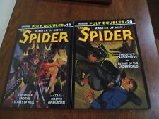 4 THE SPIDER PULP GIRASOL REPRINT BOOKS: PULP DOUBLES #18, 20, 22, 23 picture