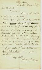 VERY RARE “SUNY Chancellor”  Anson Judd Upson Hand Written Letter Dated 1863 picture