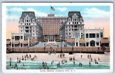 1938 HOTEL DENNIS ATLANTIC CITY NJ VINTAGE CURT TEICH LINEN POSTCARD 3A-H1215 picture