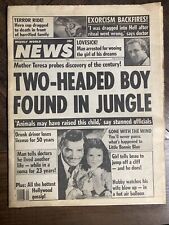Weekly World News May 14, 1985 TWO HEADED BOY FOUND IN JUNGLE picture