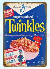 plaque gift 1961 Sugar sparkled twinkles cereal retro collectible metal tin sign picture