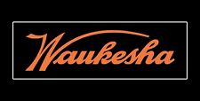 Waukesha Engine Logo Emblem which was used in Oliver Tractors Sticker Decal picture