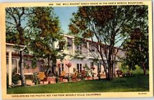 Vintage Postcard Santa Monica CA-California, Will Rogers' Ranch House 3A-H1402 picture