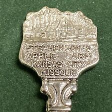 Stephenson’s Apple Farm Kansas City Missouri Vintage Souvenir Spoon Collectible picture