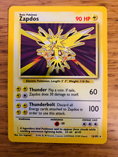 Zapdos (16/102) Holo Base Set Pokemon Card FAST & FREE P&P picture