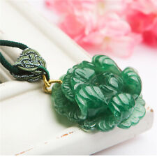 Genuine Green Natural Strawberry Quartz Crystal Flower Shape Woman Necklaces  picture