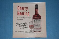 Vintage 1952 Cherry Heering Liqueur Print Ad. picture