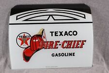 NATIONAL A38 TEXACO FIRE CHIEF ADVERTISEMENT GLASS picture