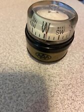 Vintage Accessory AAA Auto Club Directional Compass Black & Gold with Bracket picture