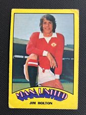 A&BC Football Orange Red Back 1974 no 34 Jim Holton Manchester United picture