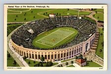 Pittsburgh PA-Pennsylvania, Aerial View Pitt Stadium, Antique Vintage Postcard picture