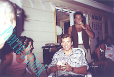 Two Sexy Gay Dads Enjoying Deck Party - Vintage 1991 Photo GAY INTEREST picture