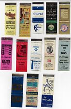 Lot 13 Less Than Perfect Matchbook  Covers Advertising All over USA picture