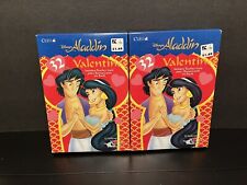 Disney Aladdin VTG Classroom Valentines Cards Cleo New 2 Boxes - 64 Count Total picture