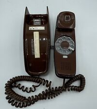 Vintage 1970s Western Electric Trimline Brown Rotary Dial Desk Wall Phone Tested picture