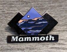Mammoth Mountain/Ski Resort California Purple Mountains Pinback Lapel Pin picture