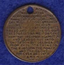 SMALL LORD'S PRAYER MEDAL / CHARM  ---  WFLS picture