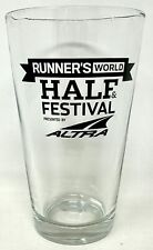 Runner's World 1/2 Half Marathon & Festival Altra Running Shoes Beer Pint Glass picture