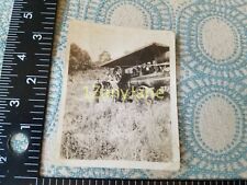 A344 VINTAGE TRAIN ENGINE PHOTO Railroad ANTIQUE TRACTOR AND FARMER picture