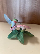 1998 Lenox Hummingbird Figurine Collectible Porcelain Garden Birds Series picture