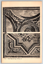 c1910s Arch Ceilings Lepautre Vincent Paris Art Antique Postcard picture