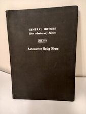 Rare General Motors Silver Anniv. Edition Automotive Daily News 1908-1933 picture