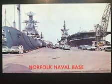 Vintage Postcard 1968 Norfolk Naval Base Norfolk Virginia picture