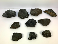Cumberlandite Lot Of 10 Specimen Pieces Magnetic Volcanic Rock Minerals Crystals picture