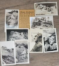 8 Vintage Photos of Mount Rushmore Being Build - Canedy's Camera, Sioux Falls SD picture