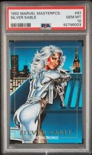 1992 Marvel Masterpieces #81 Silver Sable PSA 10 GEM MINT - Freshly Graded picture