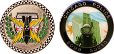 CHICAGO POLICE CHALLENGE COIN: Bomb Squad, Size: 1.75