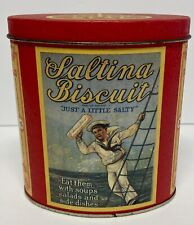 Vintage Nabisco Saltina Biscuit Collectors Tin  