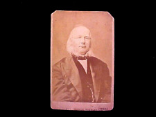 Original 1860s CDV Photograph Horace Greeley Atlanta Georgia RARE Backmark w/Ads picture