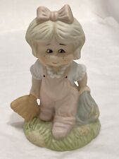 VINTAGE Ceramic Young Girl Figurine picture