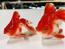 Noritake Goldfish Koi  Bone China ornament  big and small Set of 2 Fish Used picture