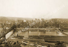 1915 Aerial View of Pittsburgh, Pennsylvania Old Photo 13