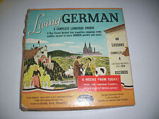 Vintage Living German A Complete Language Course 40 Lessons Complete 33 1/3 picture