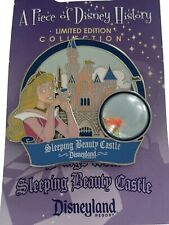DLR Piece of Disney History Pin Sleeping Beauty Castle LE 1000 Disneyland HTF picture