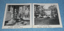 Two 1956 Hummel Family Photos House or Hotel Shades State Park Indiana picture