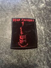 Fear Factory Iron On Patch 3” 90s Hat Vtg Rare Jacket Logo Band Heavy Metal picture